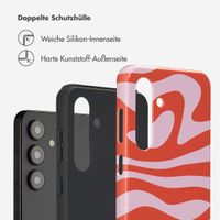 Selencia Vivid Back Cover Samsung Galaxy S24 - Dream Swirl Pink