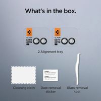 Spigen GLAStR EZ Fit Optik Pro Kameraschutz 2er-Pack für Samsung Galaxy Z Flip 7 - Schwarz