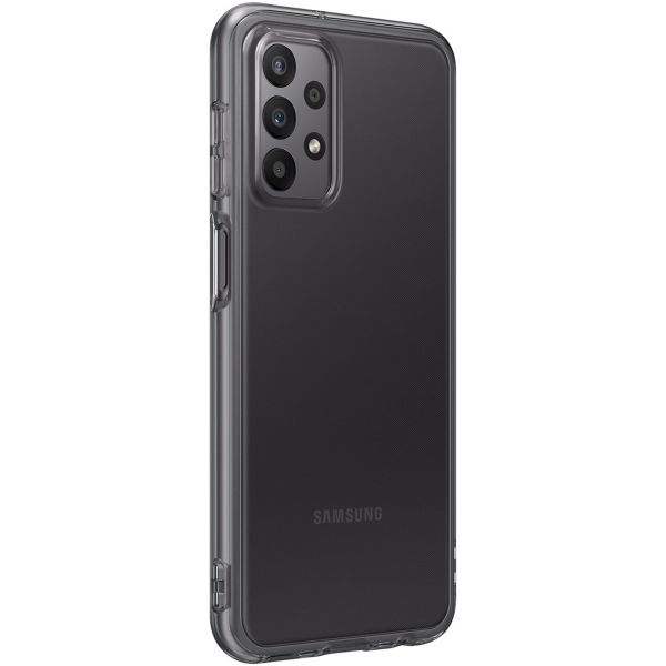 Samsung Original Silicone Clear Cover für das Galaxy A23 (5G) - Black