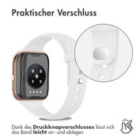 imoshion Silikon Sportarmband für Oppo Watch 46 mm - Weiß