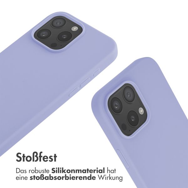 imoshion SilikonHülle mit Band Apple iPhone 16 Pro Max - Violett