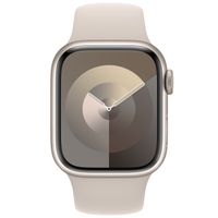 Apple Sport Band für die Apple Watch Series 1 bis 9 / SE (38/40/41 mm) | Series 10 (42 mm) - Größe S/M - Starlight