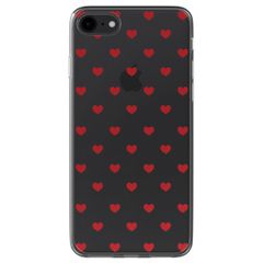 imoshion Design Hülle iPhone SE (2022 / 2020) / 8 / 7 - Red Hearts