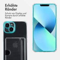 imoshion Soft Case Back Cover mit Kartenhalter Apple iPhone 13 - Transparent