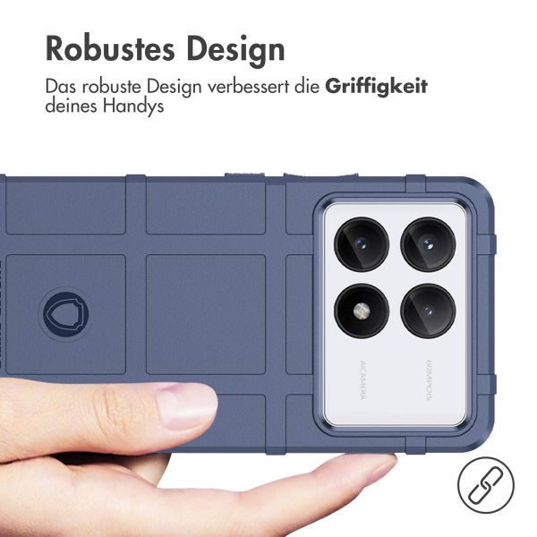 imoshion Rugged Shield Backcover für das Xiaomi Poco X6 Pro - Dunkelblau