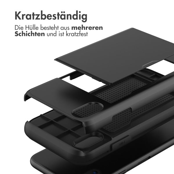 imoshion Backcover mit Kartenfach Apple iPhone X / Xs - Schwarz