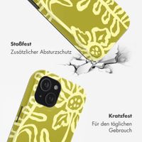 Selencia Vivid Back Cover Apple iPhone 15 - Chalky Bloom