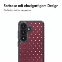 imoshion Design Hülle Samsung Galaxy S27 / S26 - Polka Dot Bordeaux