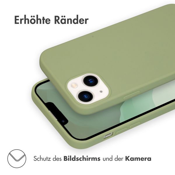 imoshion Color TPU Hülle für das Apple iPhone 14 Plus - Olive Green