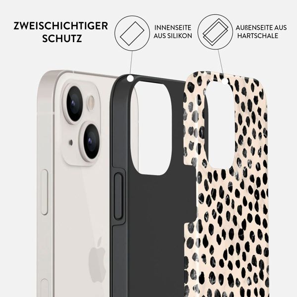 Burga Tough Back Cover für das Apple iPhone 13 - Almond Latte