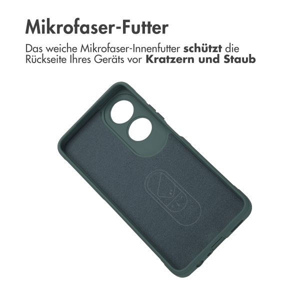 imoshion EasyGrip Back Cover für das Oppo A60 4G - Dunkelgrün