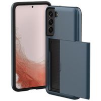 imoshion Backcover mit Kartenfach Samsung Galaxy S22 - Dunkelblau