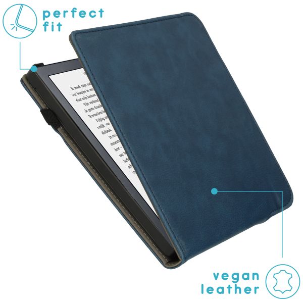 imoshion Stand Flipcase Kobo Libra 2 / Tolino Vision 6 - Dunkelblau