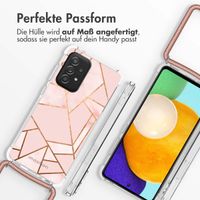 imoshion Design Hülle mit Band Samsung Galaxy A52(s) (5G/4G) - Pink Graphic