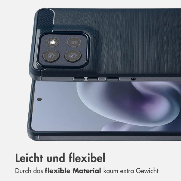 imoshion Brushed Back Cover Motorola Moto G86 - Dunkelblau