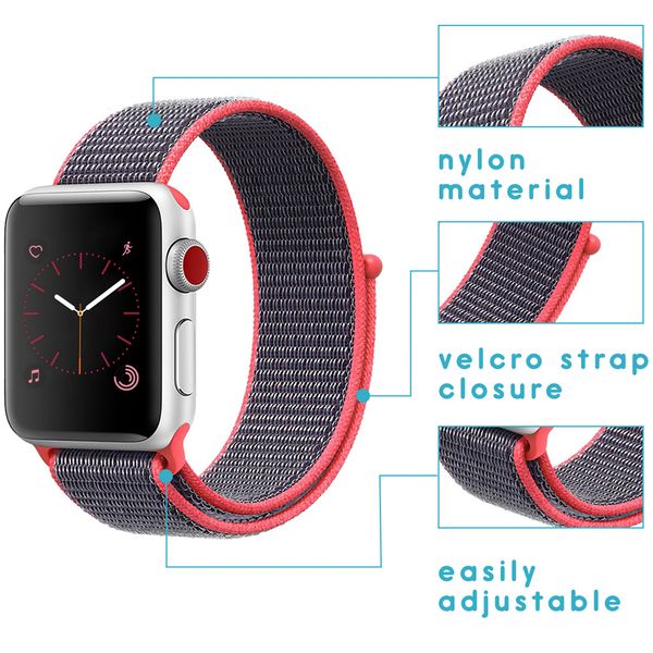 imoshion Nylon-Armband Apple Watch Series 1-10 / SE / Ultra (2) - 42/44/45/46/49 mm