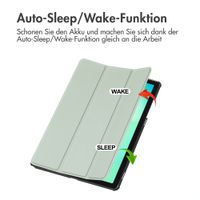imoshion Trifold Klapphülle Samsung Galaxy Tab A11 Plus - Hellgrün
