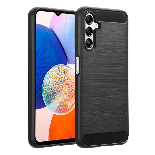 imoshion Brushed Back Cover für das Samsung Galaxy A14 (5G/4G) - Schwarz