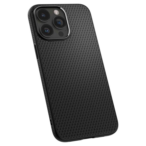 Spigen Liquid Air™ Case für das iPhone 15 Pro Max - Matte Black