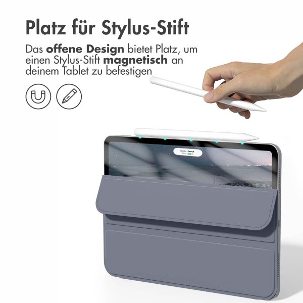 imoshion Magnetic Klapphülle Apple iPad Pro 12.9 (2022) / Pro 12.9 (2021) / Pro 12.9 (2020) - Lavender