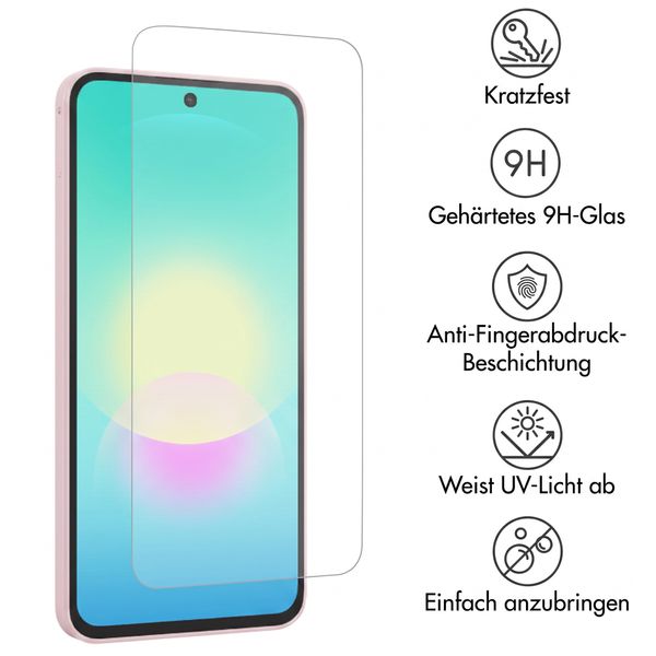 Accezz Displayschutz 2er-pack aus gehärtetem Glas Samsung Galaxy A27 (5G)