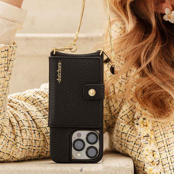 Dutchies MagSafe Back Cover mit Kartenfach Apple iPhone 13 Pro Max - Schwarz