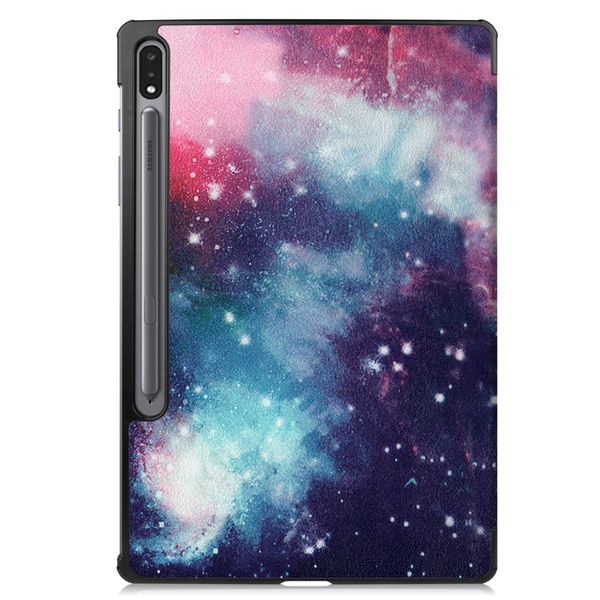 imoshion Design Trifold Klapphülle Galaxy Tab S8 Plus / S7 Plus / S7 FE 5G - Space