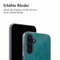 imoshion Design Hülle Samsung Galaxy A35 - Topo Turquoise