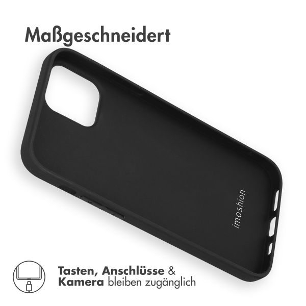 imoshion Color TPU Hülle Schwarz für das iPhone 12 (Pro)