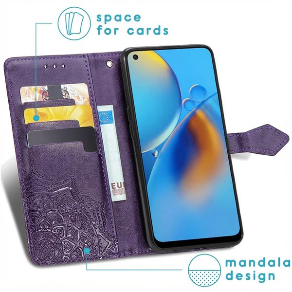 imoshion Mandala Klapphülle Oppo A74 (4G) - Violett