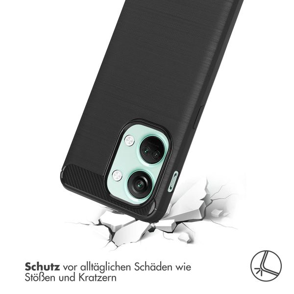 imoshion Brushed Back Cover OnePlus Nord 3 - Schwarz