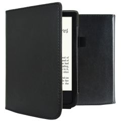 imoshion Vegan Leather Klapphülle Pocketbook Touch Lux 5 / HD 3 / Basic Lux 4 / Vivlio Lux 5 - Schwarz