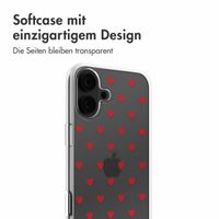 imoshion Design Hülle Apple iPhone 16 - Red Hearts