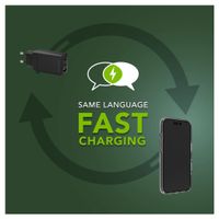 dbramante1928 Re-charge Ladegerät 2x USB-C 65 W und USB-A 18 W - Schwarz