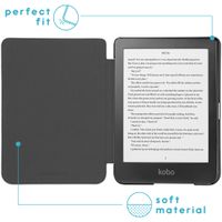 imoshion Design Slim Hard Case Sleepcover für das Kobo Clara HD - White Graphic