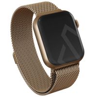 Burga Mailändische armband für das Apple Watch Series 1 bis 9 / SE (38/40/41 mm) | Series 10 (42 mm) - Gold