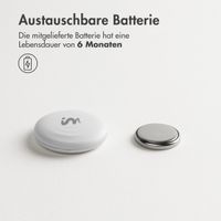 imoshion Mini Tag - Bluetooth-Tracker für iOS - 2 pack - Weiß