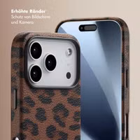 Selencia Sabi Backcover Leopardenmuster mit MagSafe Apple iPhone 17 Pro - Mocha Brown