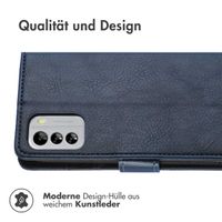 imoshion Luxuriöse Klapphülle für das Nokia G60 - Dunkelblau