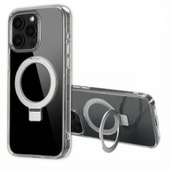 Accezz Ring Stand Backcover mit MagSafe Apple iPhone 15 Pro Max - Transparent