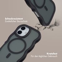 Selencia Wavy Backcover mit MagSafe Apple iPhone 17 - Schwarz
