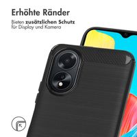 imoshion Brushed Back Cover für das Oppo A18 / Oppo A38 - Schwarz