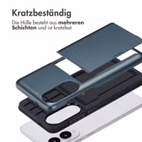 imoshion Backcover mit Kartenfach Samsung Galaxy S25 Edge - Dunkelblau