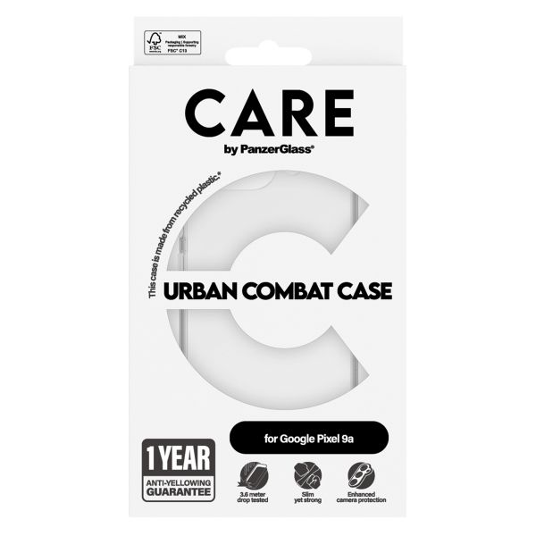 CARE by PanzerGlass Urban Combat Case MagSafe Google Pixel 9A - Transparent