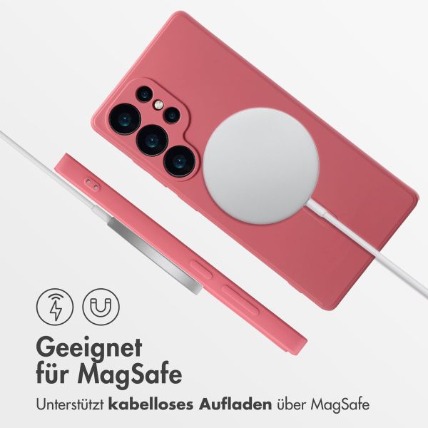 imoshion Color Back Cover mit MagSafe Samsung Galaxy S25 Ultra - Dusty Rose