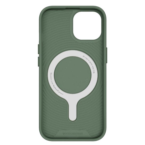 Woodcessories Bio Case MagSafe für das iPhone 15 - Midnight Green