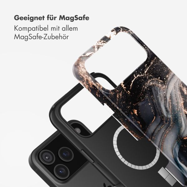 Selencia Vivid Rückabdeckung mit MagSafe Apple iPhone 17 Pro - Chic Marble Black