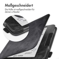 imoshion Klapphülle Sleepcover mit strap und stand für das Kobo Libra Colour / Tolino Vision Color - Schwarz