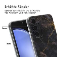 imoshion Design Hülle für das Samsung Galaxy S23 FE - Black Marble