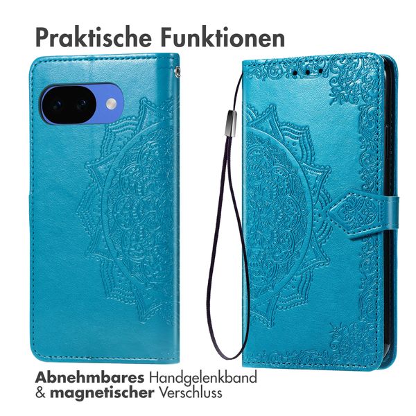 imoshion Mandala Klapphülle Google Pixel 10a - Türkis